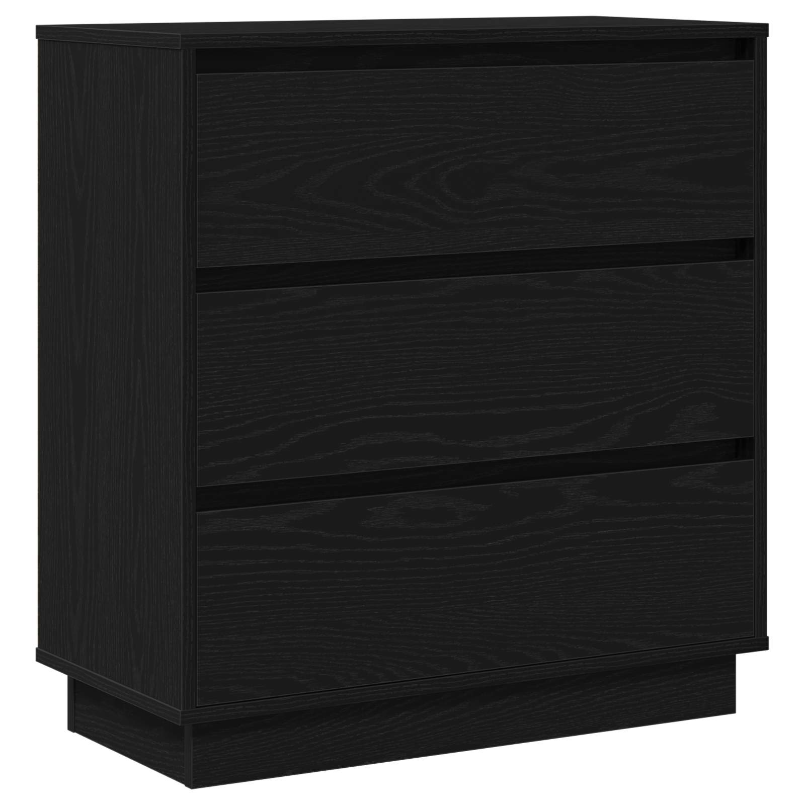 Šalia lovos spintelė Juodas ąžuolas 71 x 34,5 x 75 cm