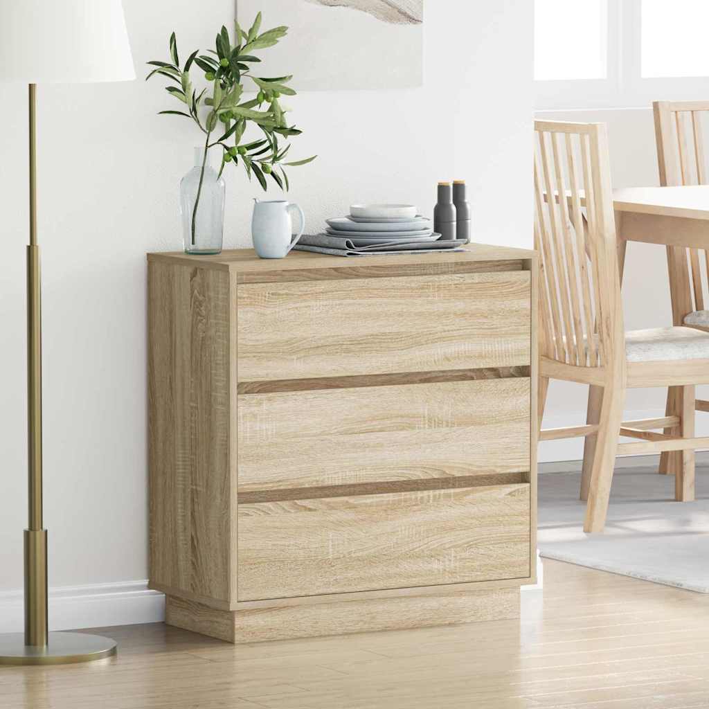 Naktsskapītis ozols Sonoma 71 x 34,5 x 75 cm