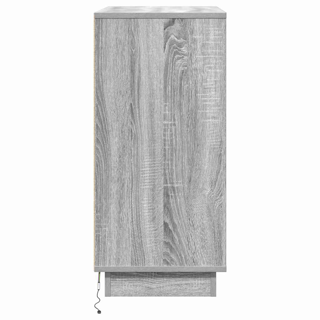 Šalia lovos spintelė Pilka 71 x 34,5 x 75 cm Apdirbta mediena