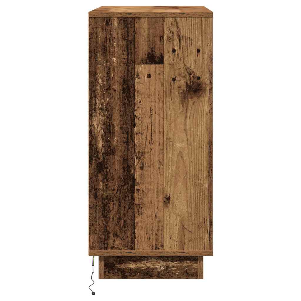 Naktsskapītis ar atvilktni, vecs koks 71 x 34,5 x 75 cm