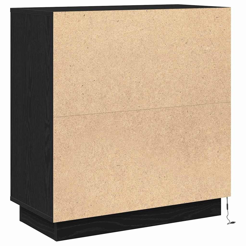 Bufetas Juodas ąžuolas 71 x 34.5 x 75 cm Apdirbta mediena