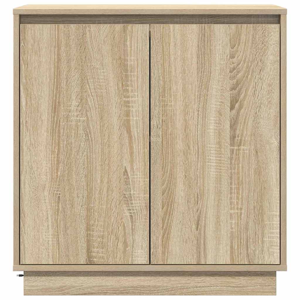 LED Bufetas Sonoma ąžuolas 71 x 34,5 x 75 cm Apdirbta mediena