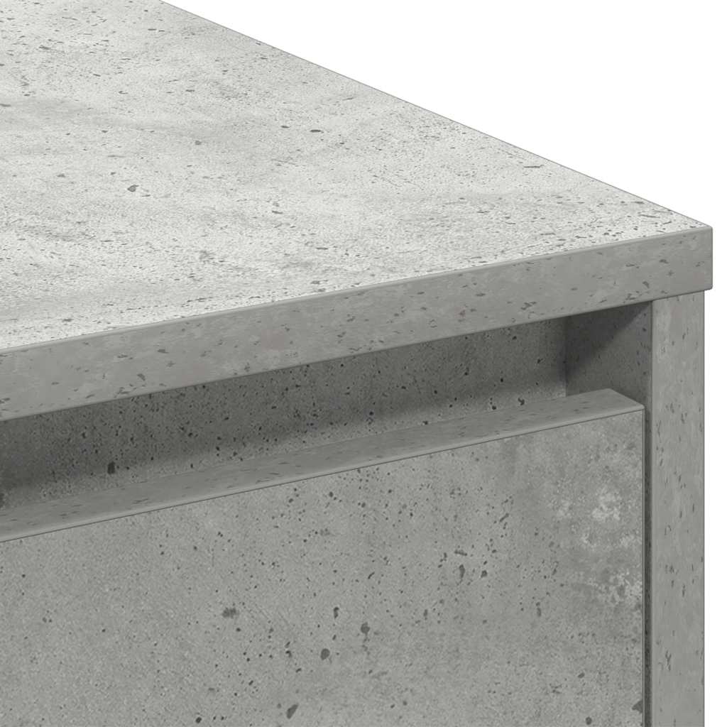 LED Bufetas Betono pilka 71 x 34,5 x 75 cm Apdirbta mediena