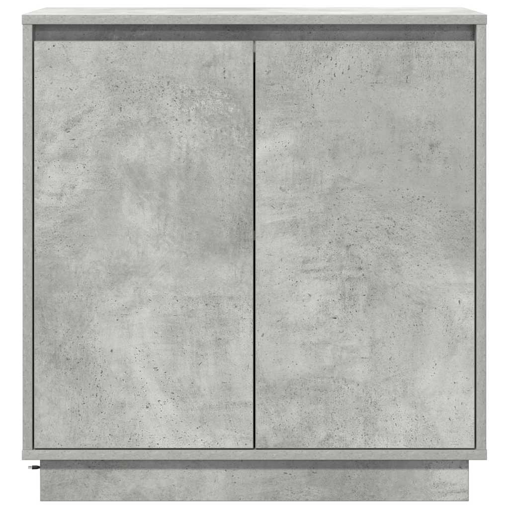 LED Bufetas Betono pilka 71 x 34,5 x 75 cm Apdirbta mediena