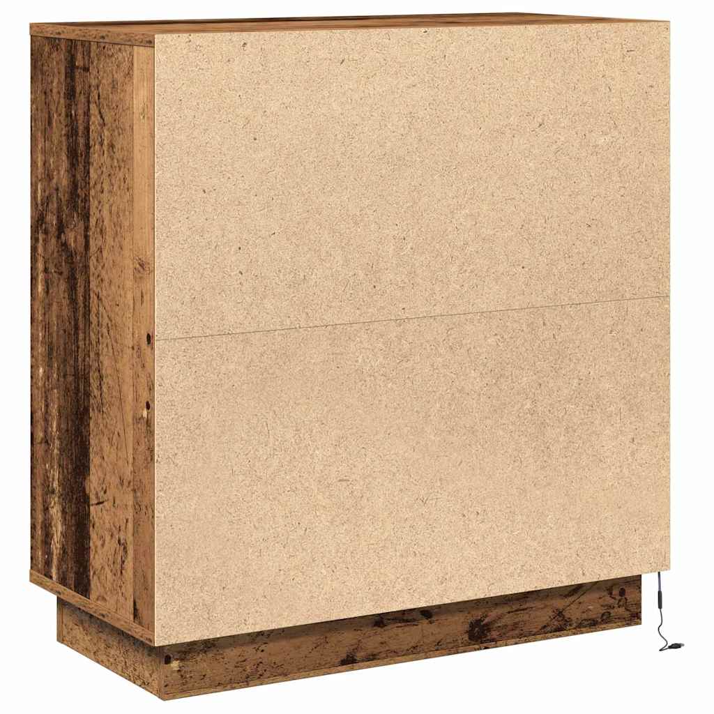 LED Bufetas Sendintos medienos 71 x 34,5 x 75 cm