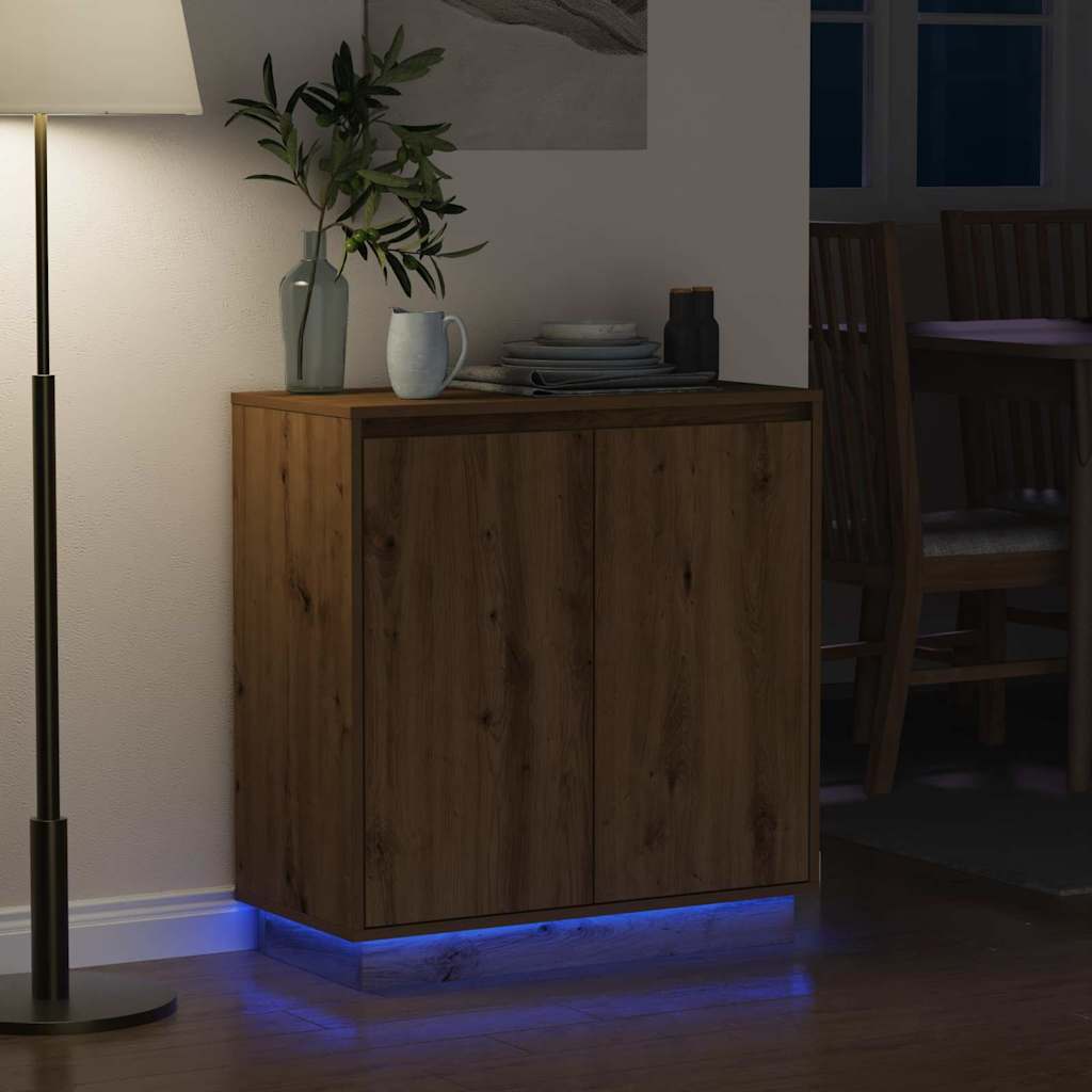 LED bufete Ozols Artisano 71 x 34,5 x 75 cm Inženierijas koksne