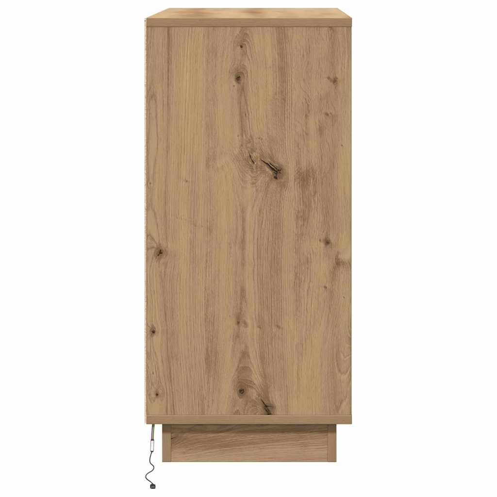 LED bufete Ozols Artisano 71 x 34,5 x 75 cm Inženierijas koksne