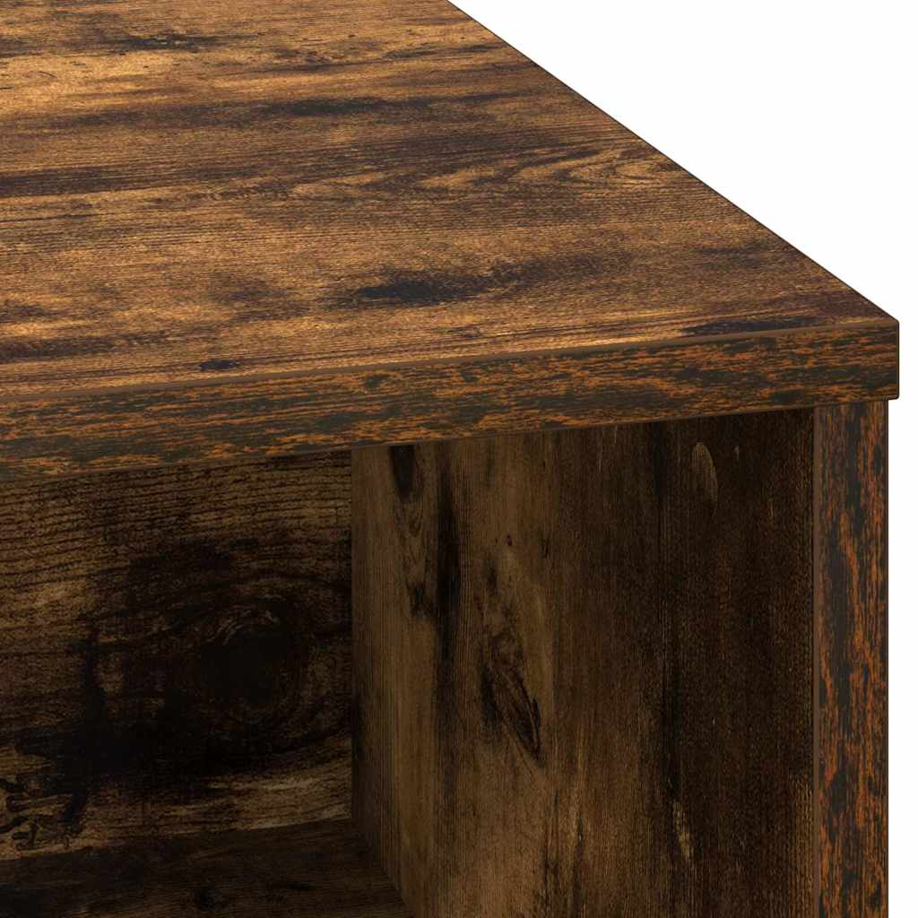 Šoninė spintelė su LED Dūminio ąžuolo 71 x 34.5 x 75 cm