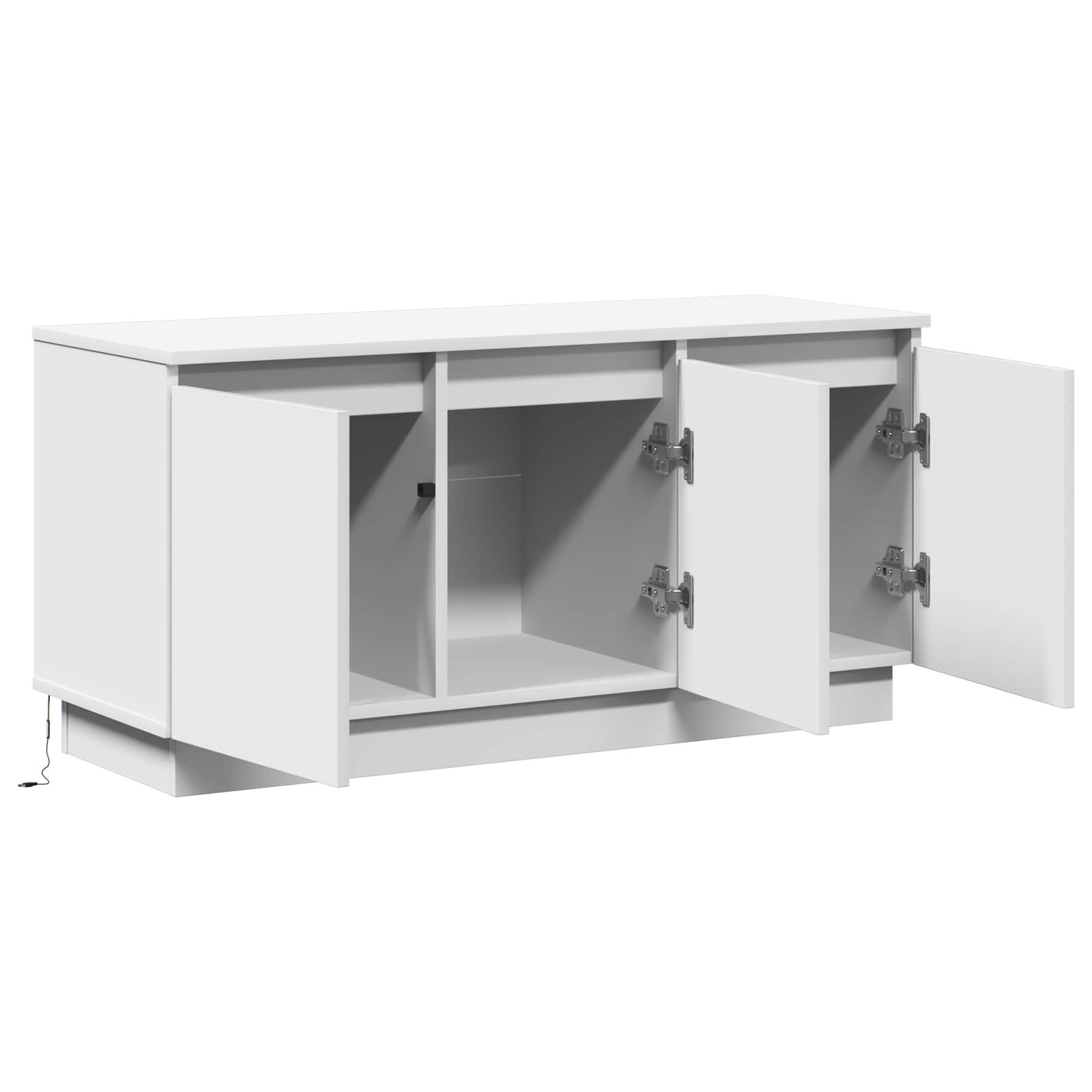 Televizoriaus spintelė Balta 100 x 38 x 49 cm Apdirbta mediena