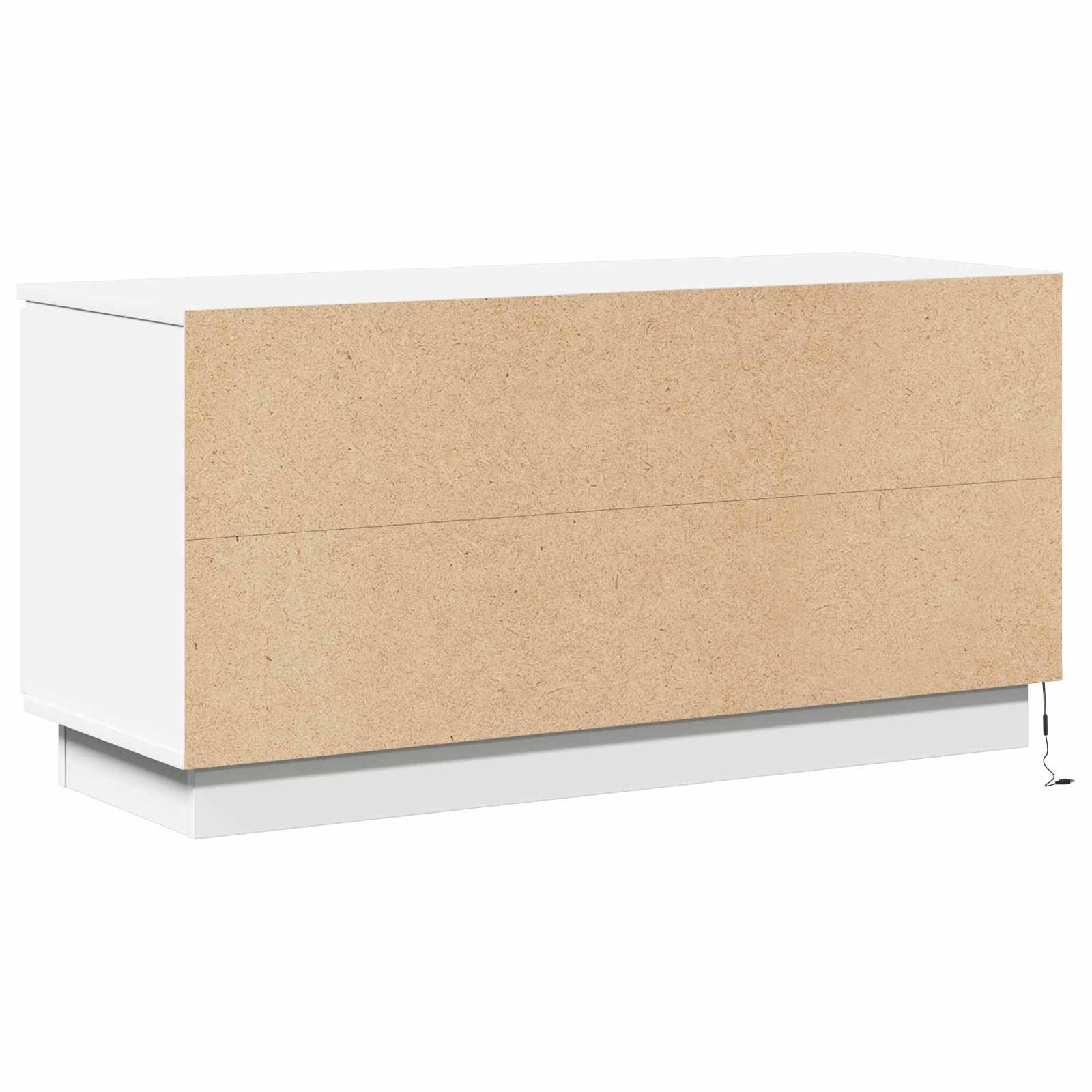 Televizoriaus spintelė Balta 100 x 38 x 49 cm Apdirbta mediena