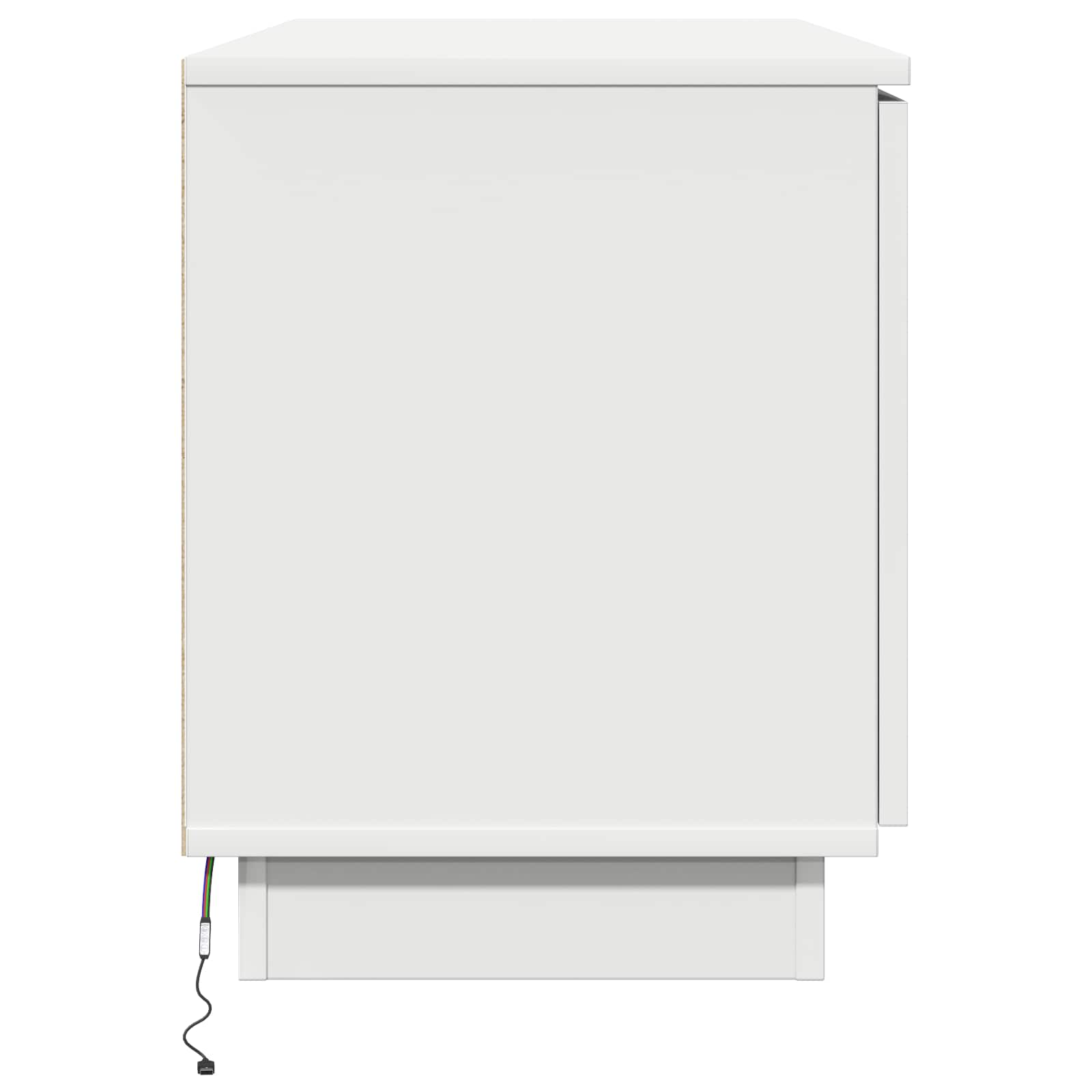 Televizoriaus spintelė Balta 100 x 38 x 49 cm Apdirbta mediena