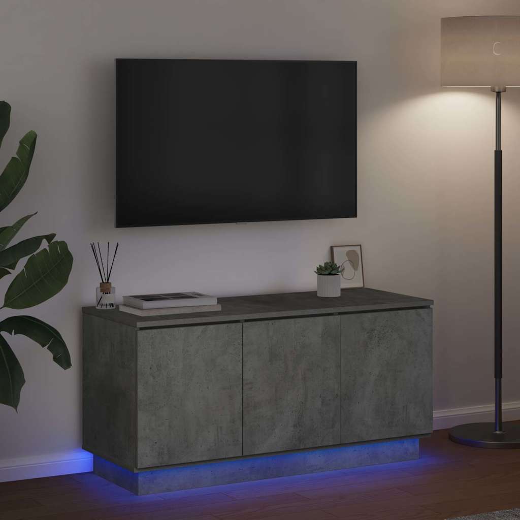 Televizoriaus spintelė Betono pilka 100 x 38 x 49 cm