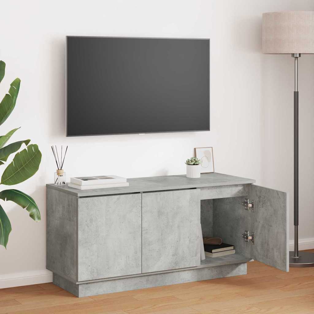Televizoriaus spintelė Betono pilka 100 x 38 x 49 cm