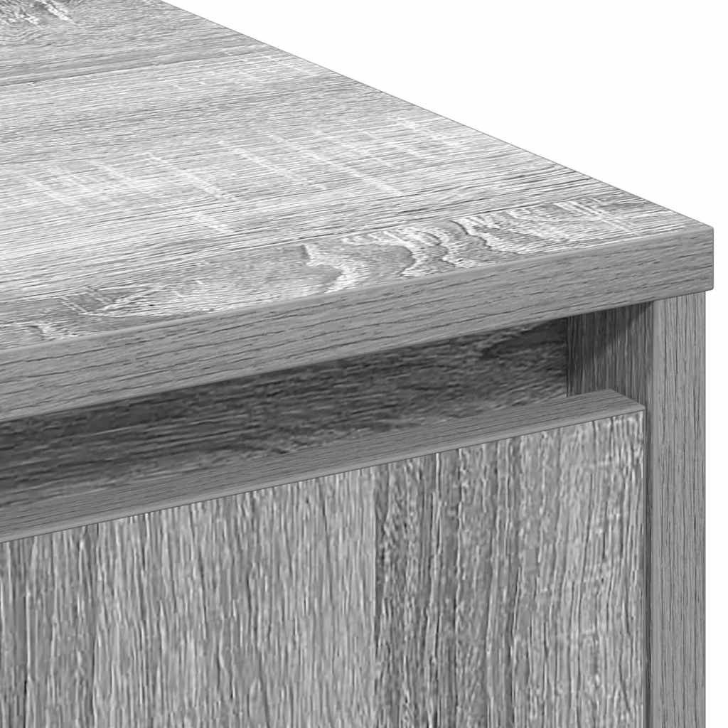 LED bufete Pelēka Sonoma 90 x 32 x 75 cm Inženierijas koks