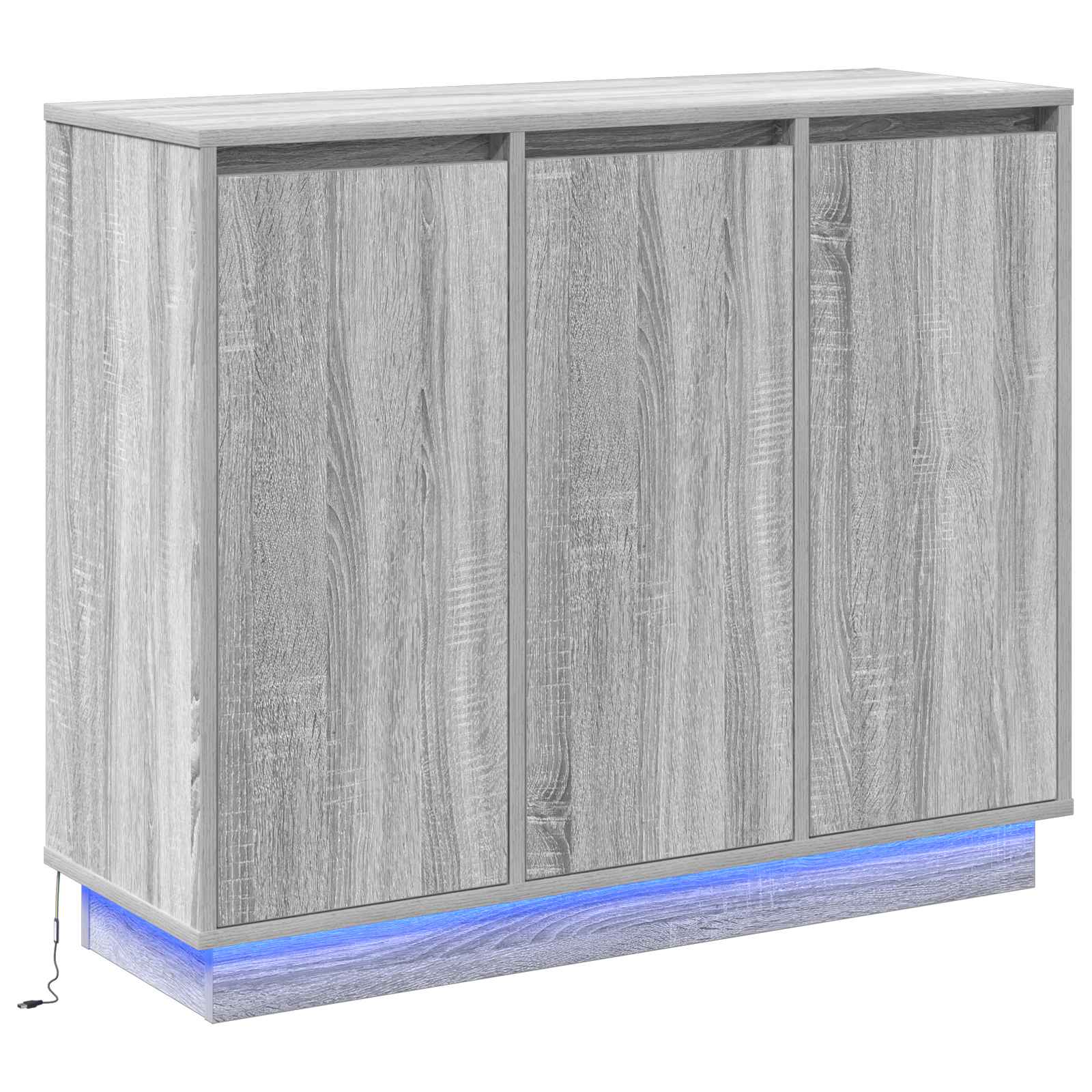 LED bufete Pelēka Sonoma 90 x 32 x 75 cm Inženierijas koks