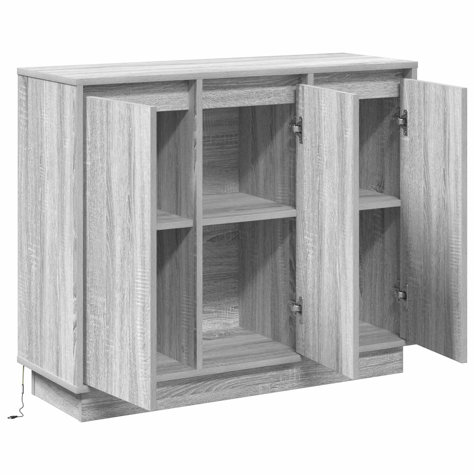 LED bufete Pelēka Sonoma 90 x 32 x 75 cm Inženierijas koks