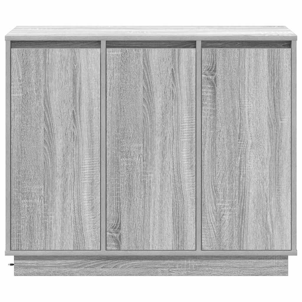 LED bufete Pelēka Sonoma 90 x 32 x 75 cm Inženierijas koks
