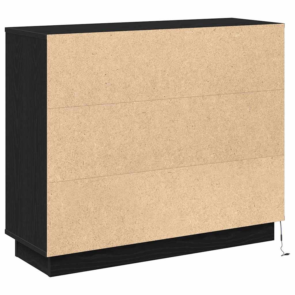 Sānu melnais ozols 90 x 32 x 75 cm Apstrādāta koksne