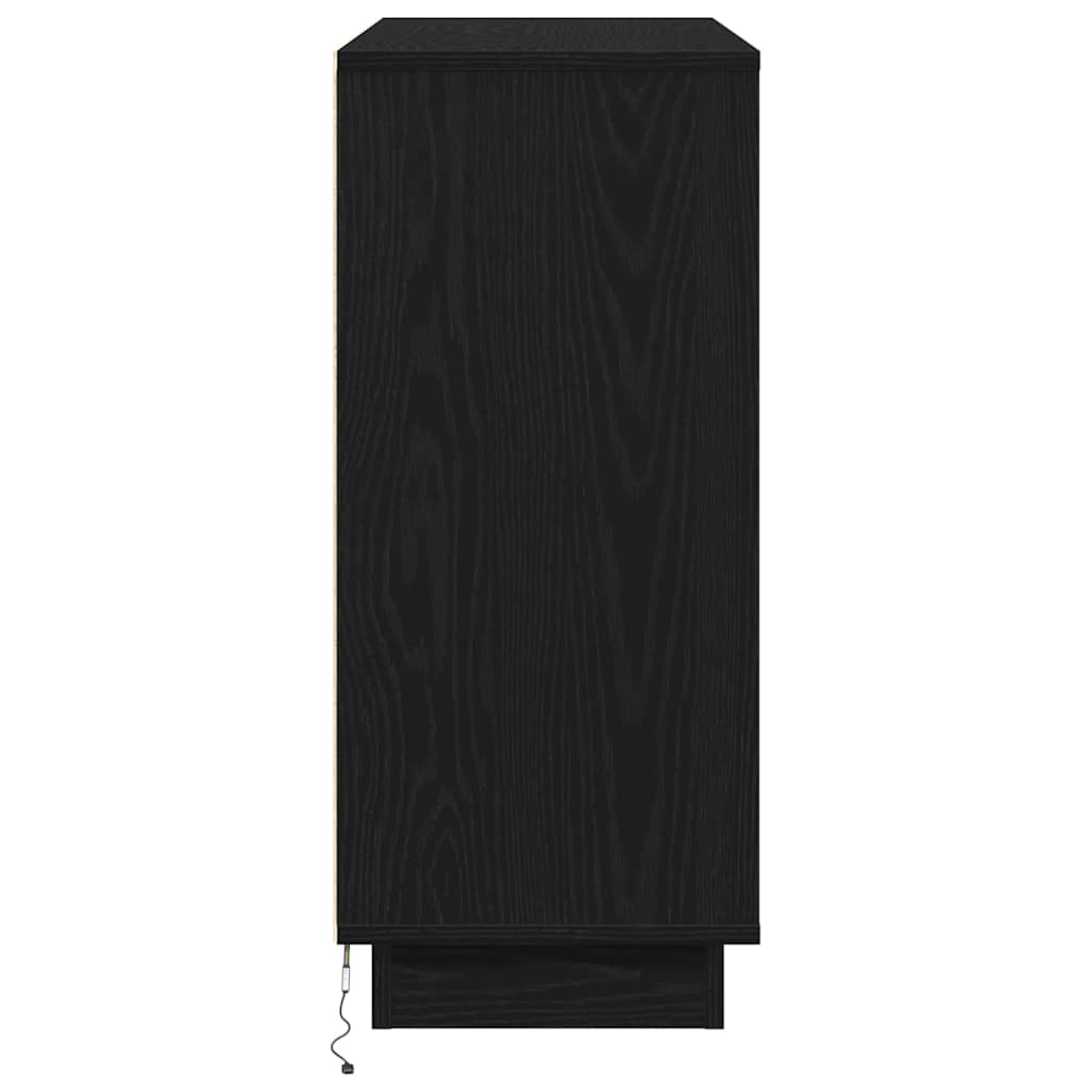 Sānu melnais ozols 90 x 32 x 75 cm Apstrādāta koksne