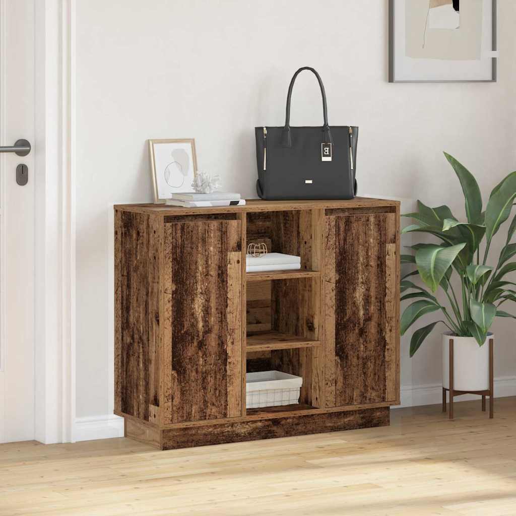 Sānu mēbele Antīka koka apdare 90 x 32 x 75 cm Apstrādāta koksne