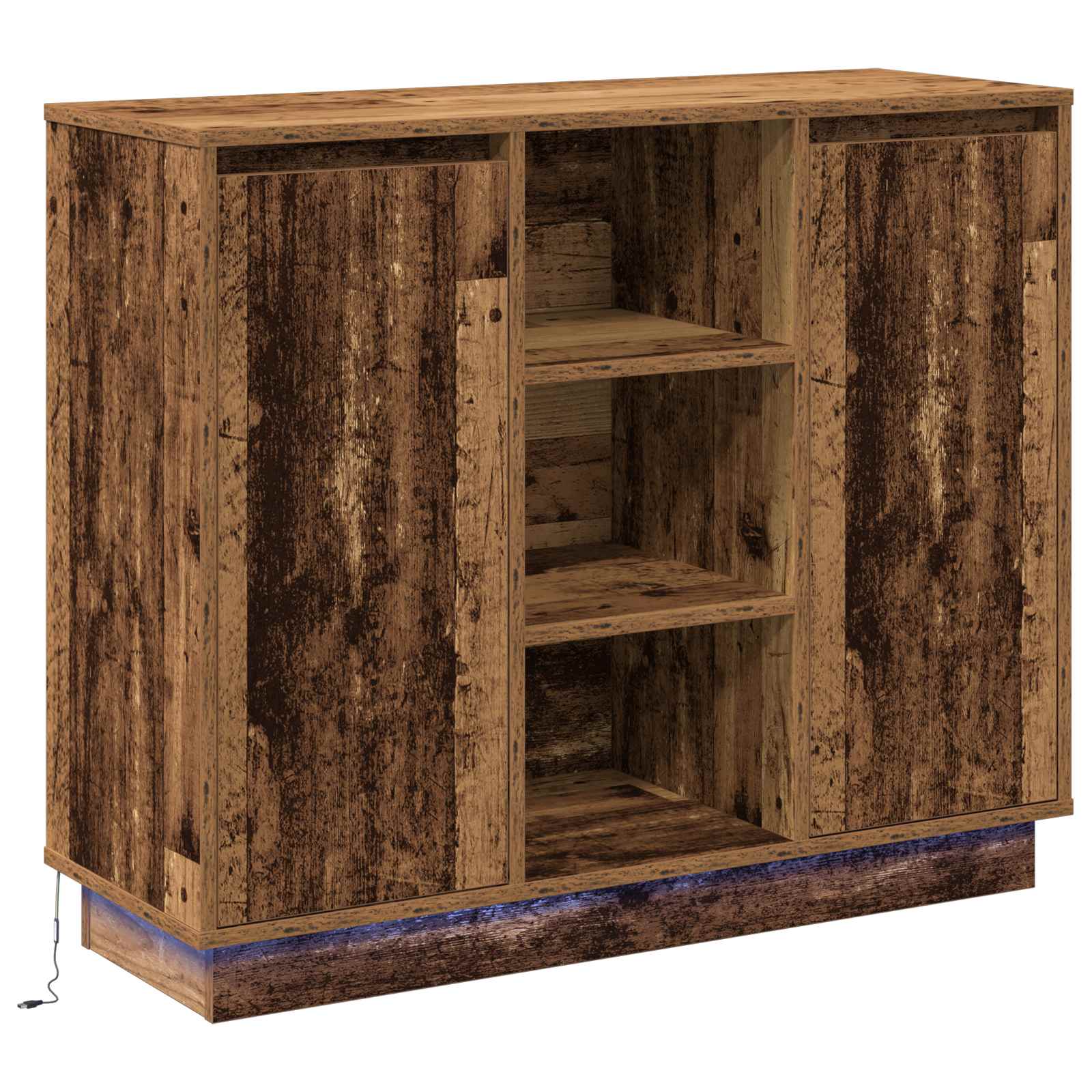 Sānu mēbele Antīka koka apdare 90 x 32 x 75 cm Apstrādāta koksne