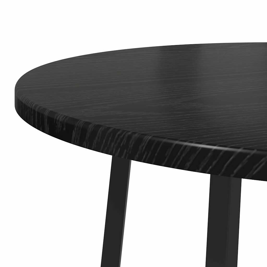 Side Tables Set 2 pcs Black Oak 50 x 50 x 51 cm