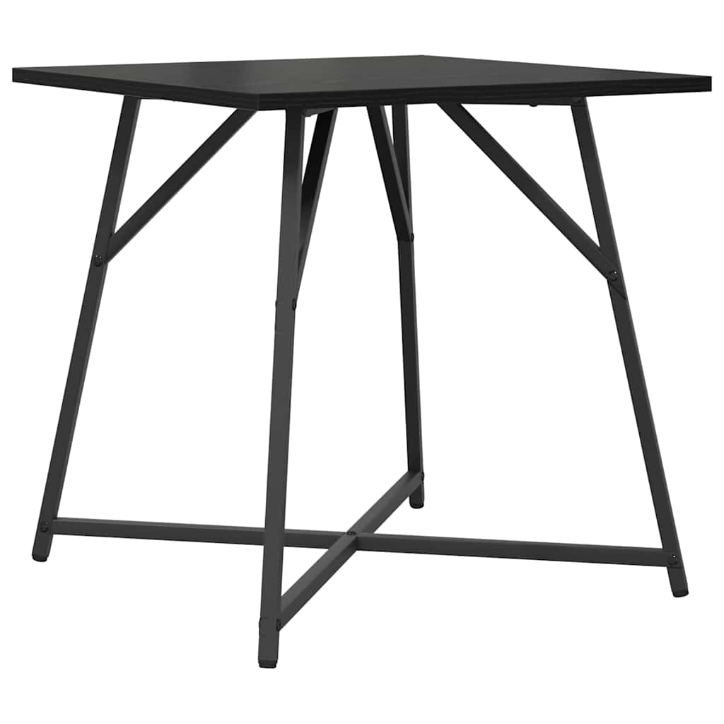 Šoninių staliukų komplektas 2 pcs juoda ąžuolo 50 x 50 x 50 cm