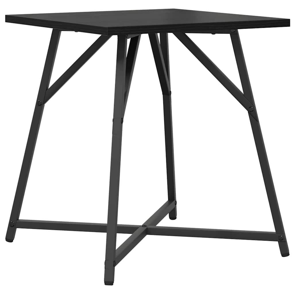 Šoninių staliukų komplektas 2 pcs juoda ąžuolo 50 x 50 x 50 cm
