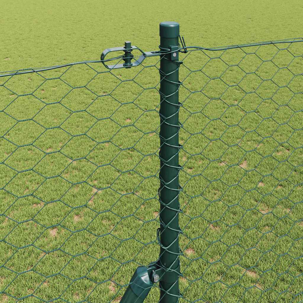Tvorelės stulpas Žalia 25 x 1,5 m (36 mm tinklas) Plienas
