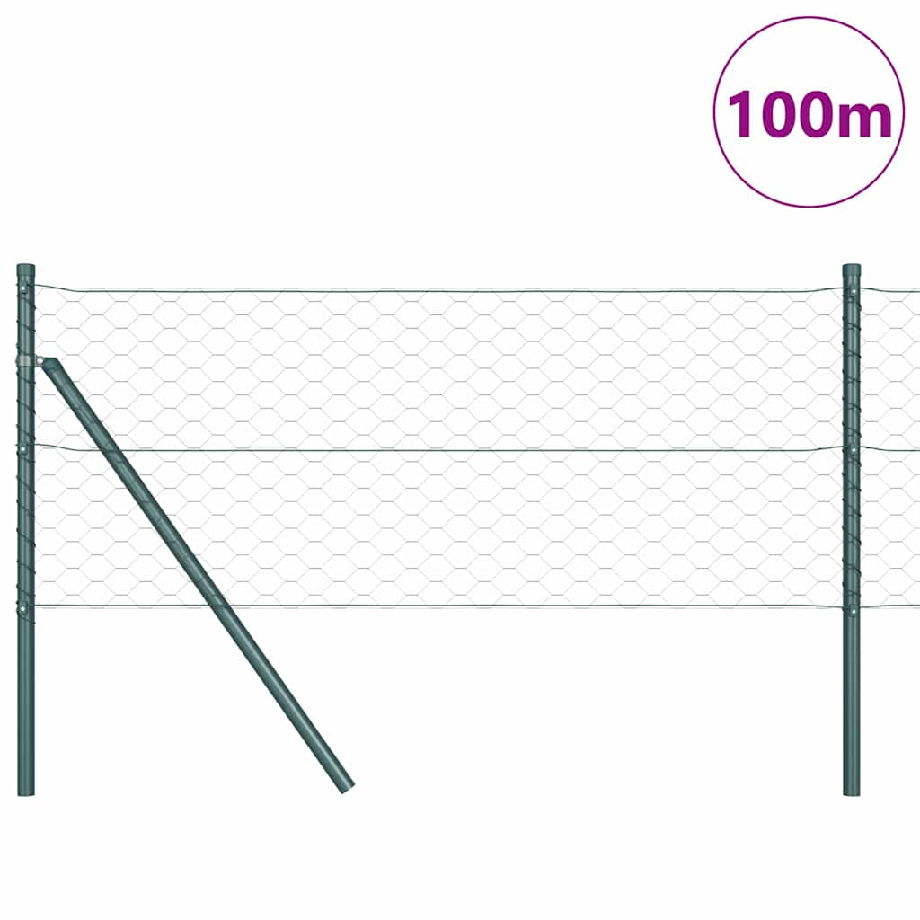 Žoga stabs, pelēks, 100 x 0,6 m (50 mm tīkls)