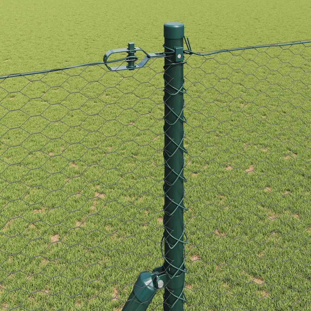 Tvora su stulpais Pilka 1.6 x 100 m PVC dengtas plienas