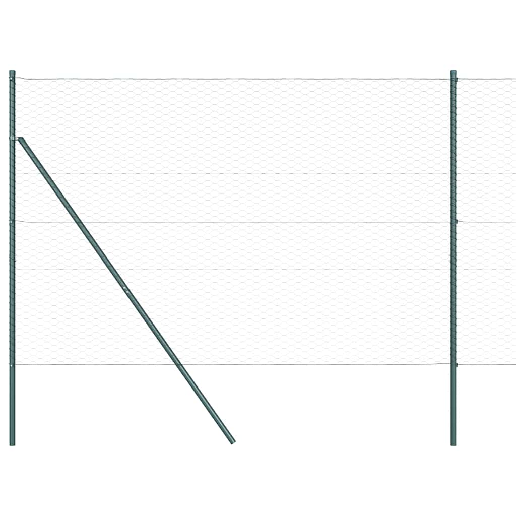 Tvora su stulpais Pilka 1.6 x 100 m PVC dengtas plienas