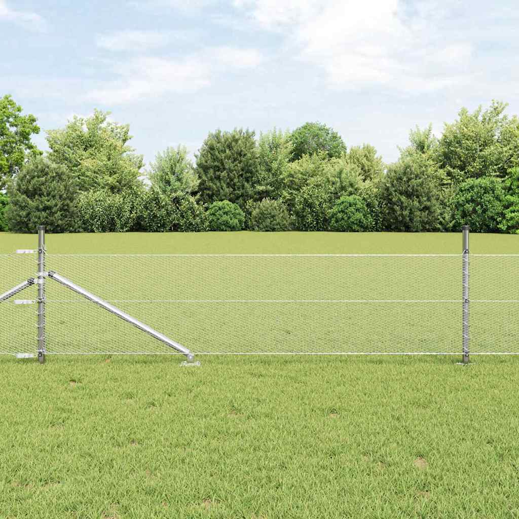 Hexagonal Fence with Post 10 x 0,5 m Galvanizuotas plienas