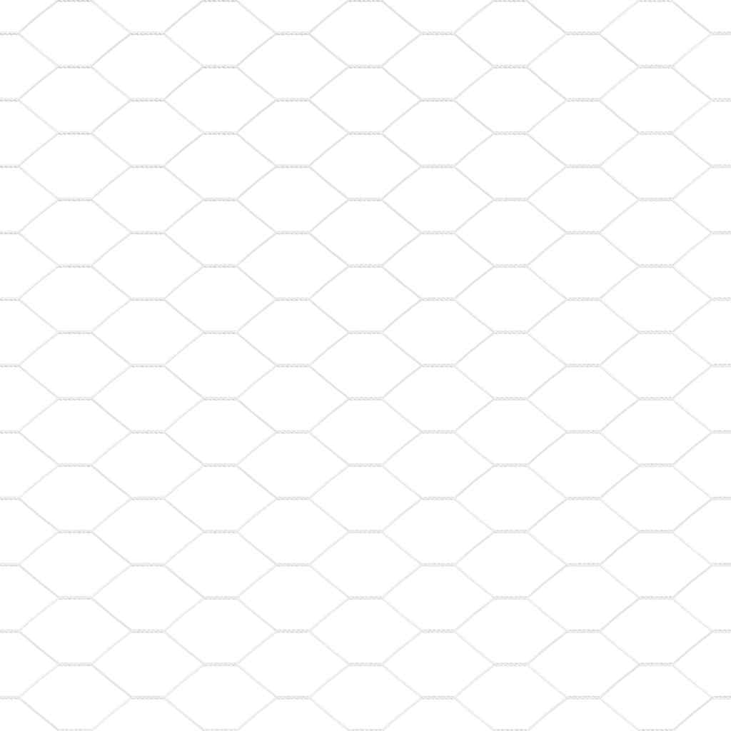 Hexagonal Fence with Post 100 x 0,6 m Galvanizuotas plienas