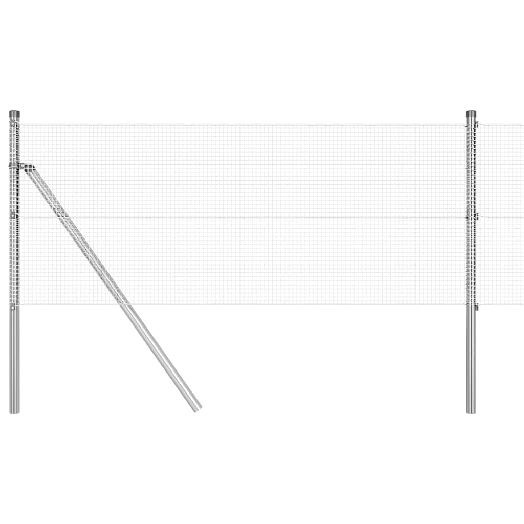 Tvora su stulpais Sidabro 0.4 x 10 m Plienas