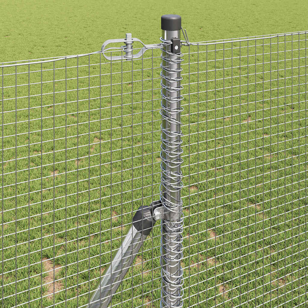 Tvora su stulpais Sidabro 1.2 x 10 m Plienas