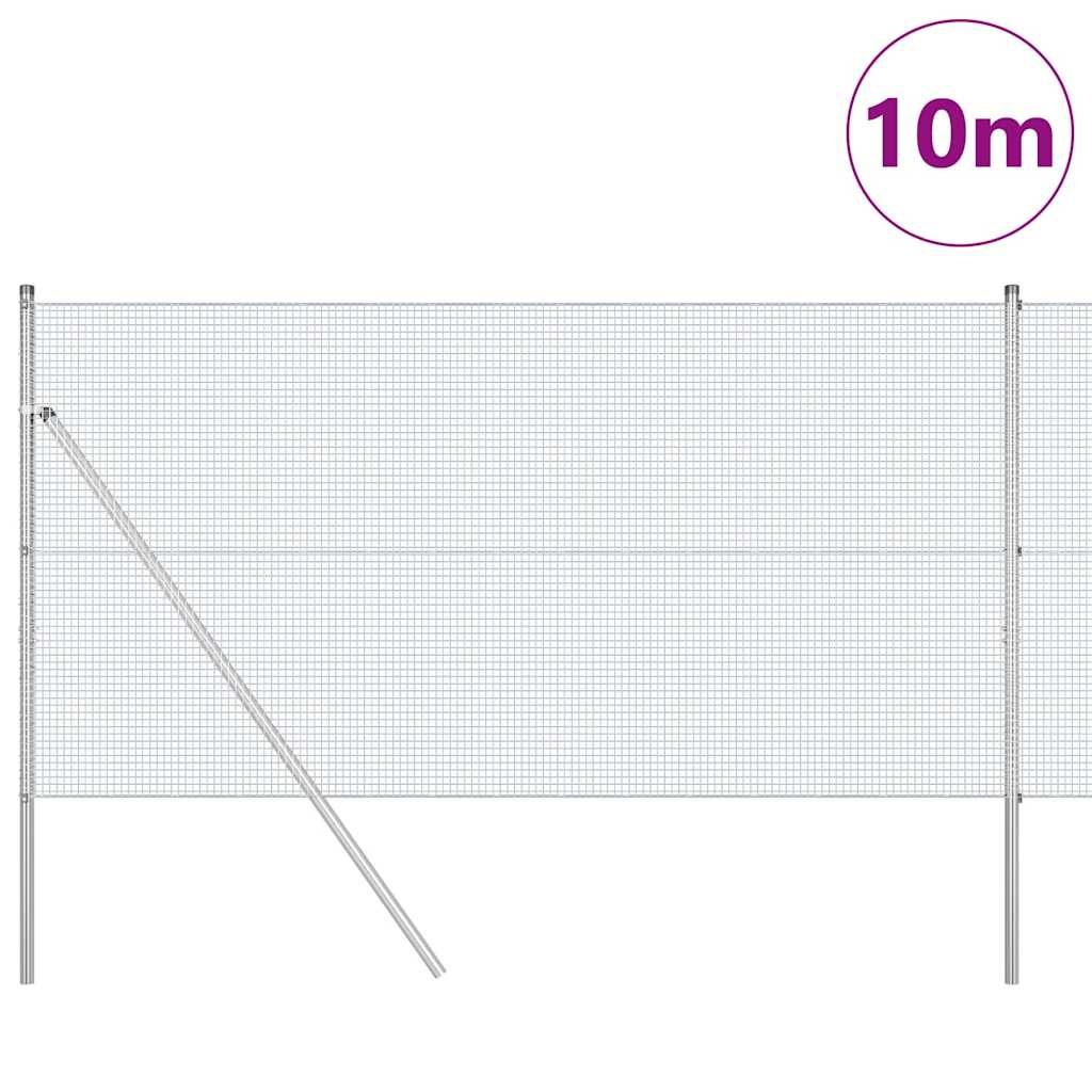 Tvora su stulpais Sidabro 1.2 x 10 m Plienas
