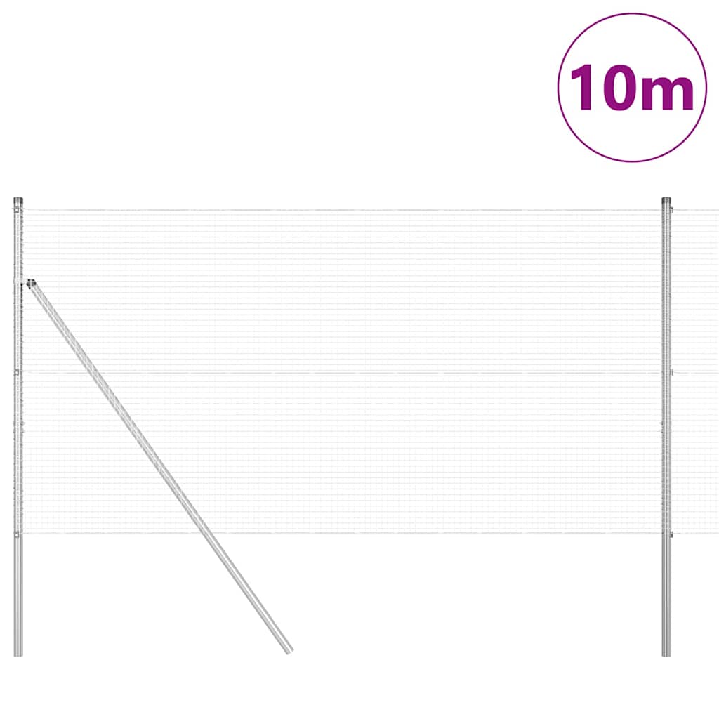 Tvora su stulpais Sidabro 1.2 x 10 m Plienas