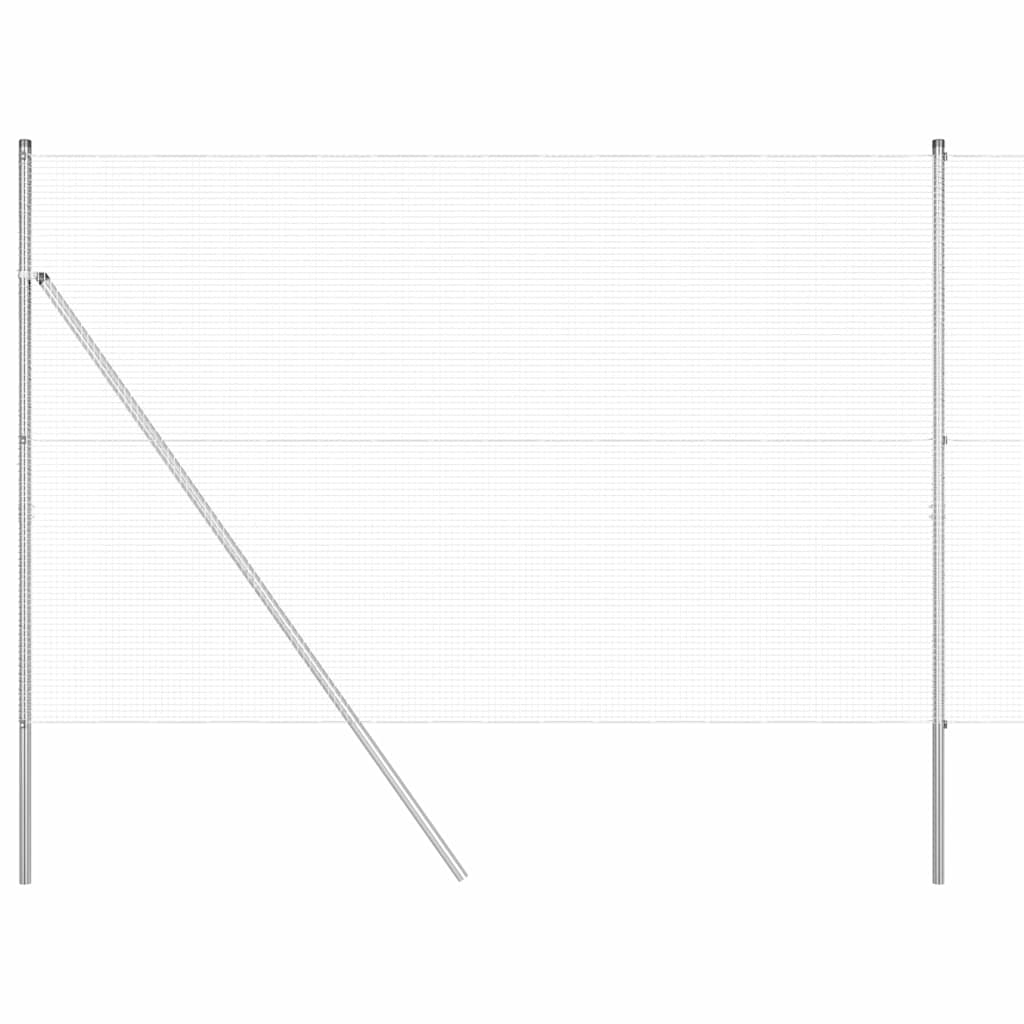 Žogs ar stabiem Sudraba 1.5 x 10 m Tērauds