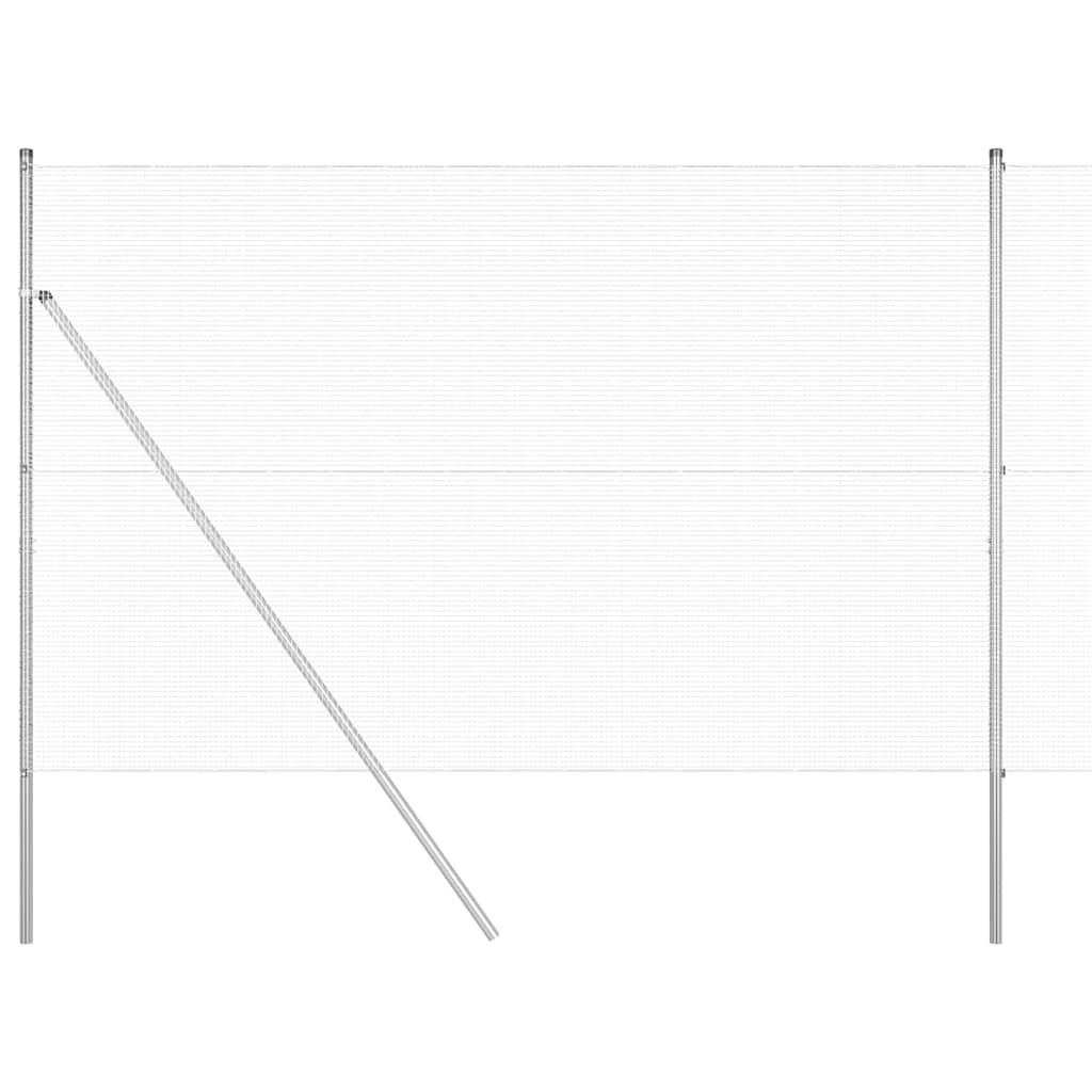 Tvora su stulpais Sidabro 1.6 x 25 m Plienas