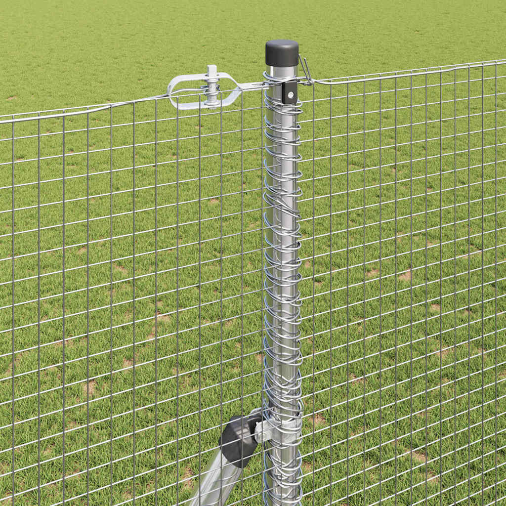 Tvora su stulpais Sidabro 1.5 x 50 m Plienas