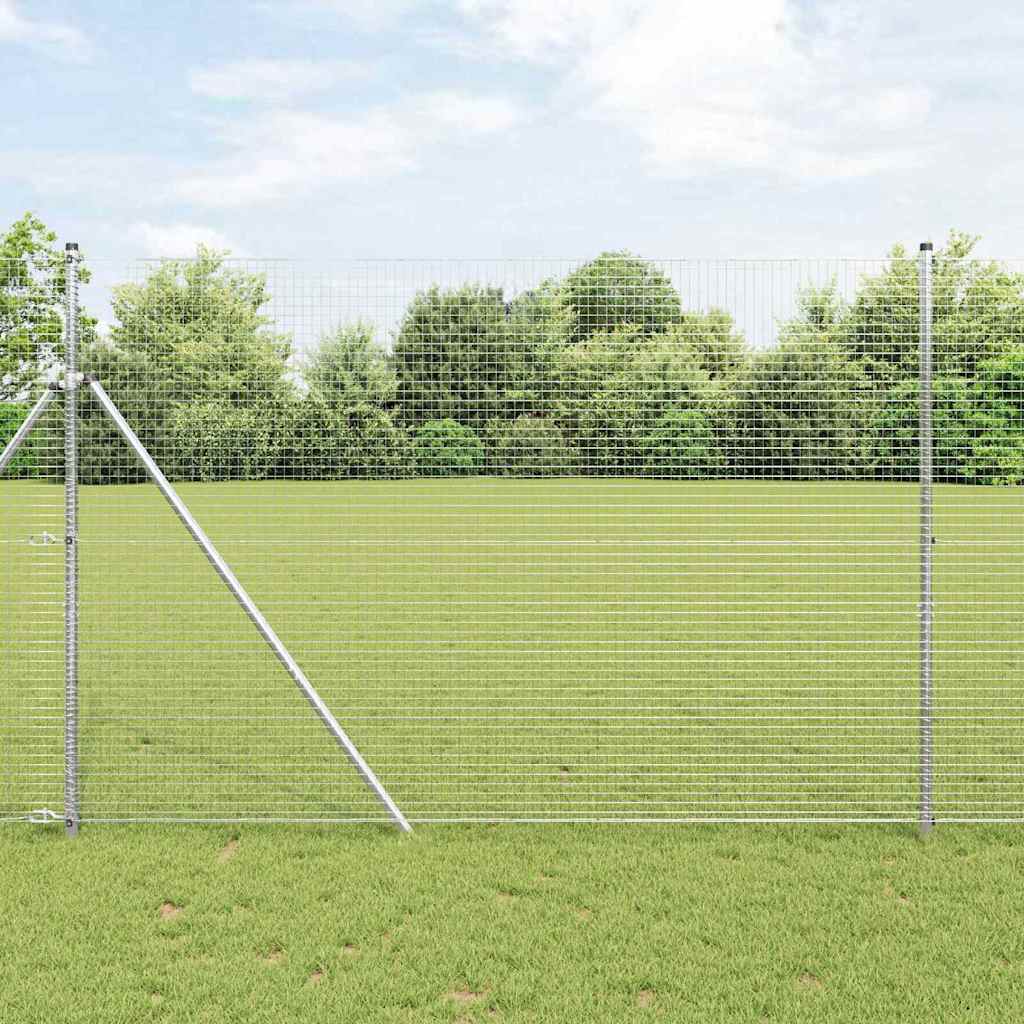Tvora su stulpais Sidabro 1.5 x 50 m Plienas