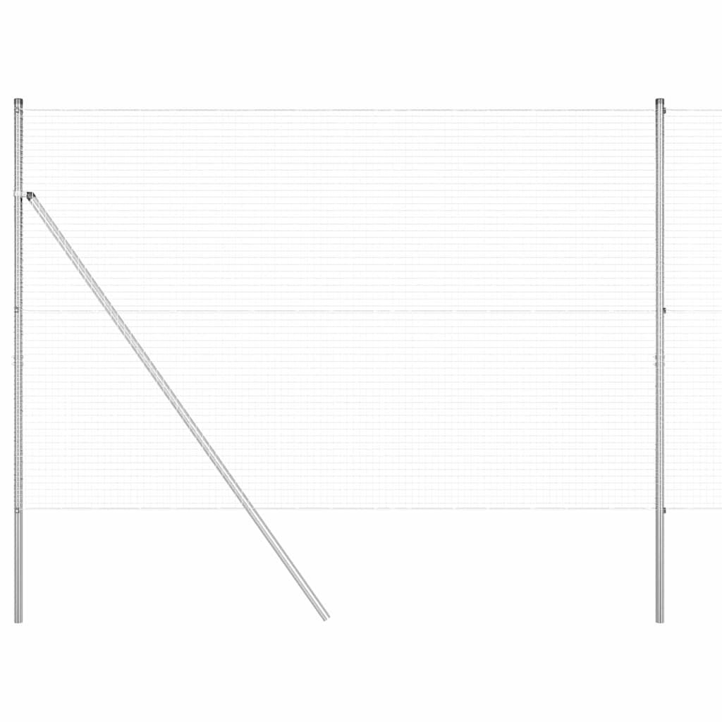 Tvora su stulpais Sidabro 1.5 x 50 m Plienas