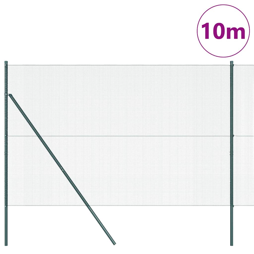 Tvora su stulpais Žalia 1.6 x 10 m Plienas