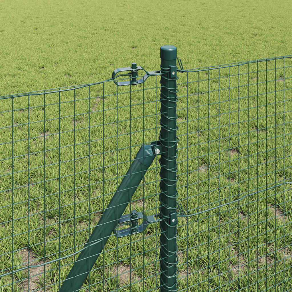 Tvora su stulpais Žalia 0.4 x 25 m Plienas