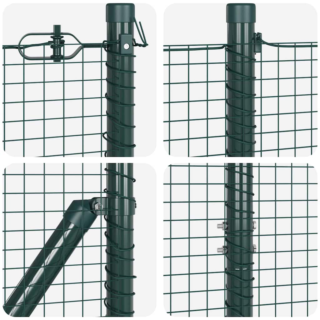 Tvora su stulpais Žalia 1.4 x 25 m Plienas