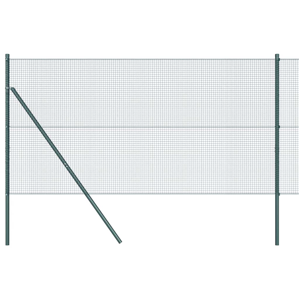 Žoga ar stabiem, zaļa, 1 x 50 m, tērauds