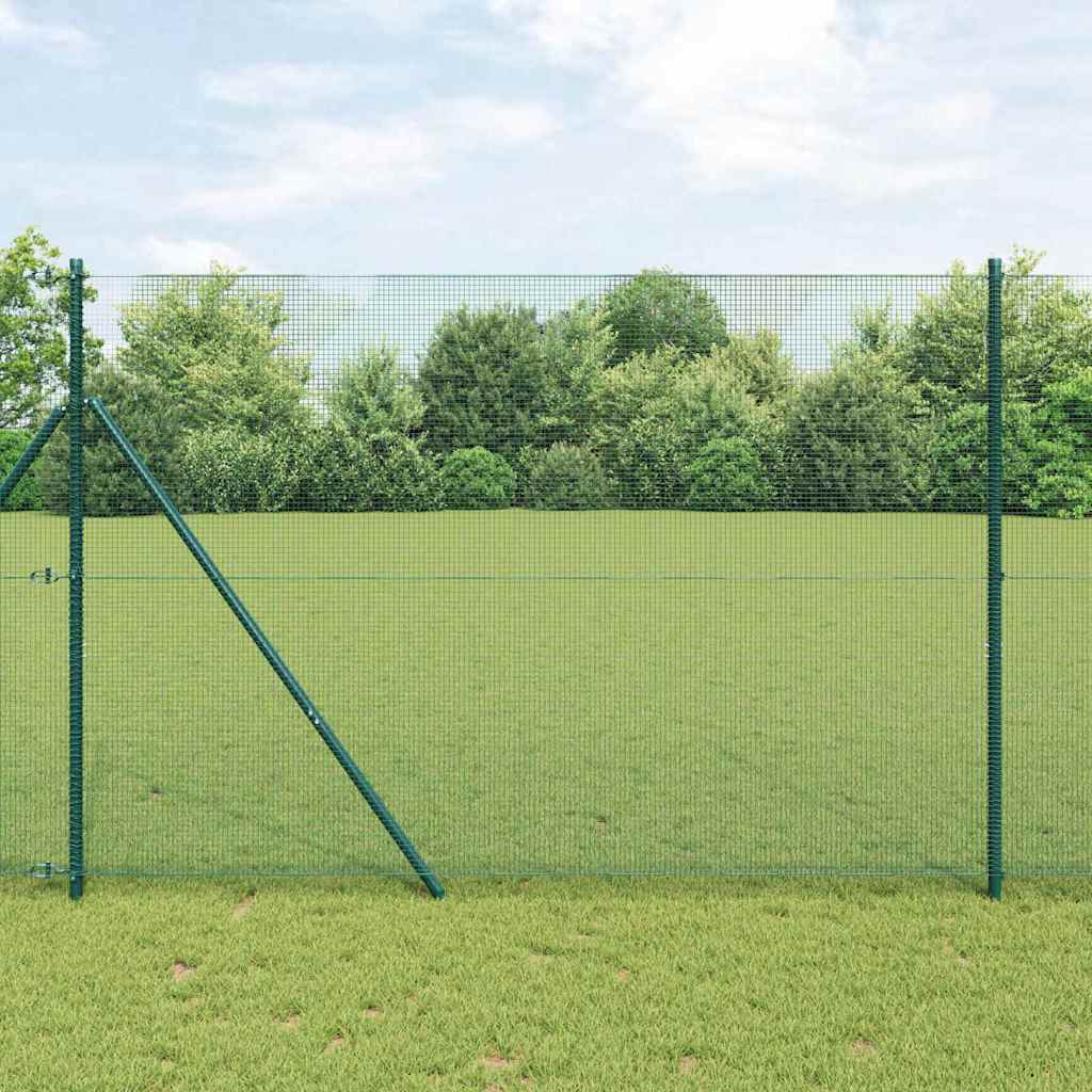 Tvora su stulpais Žalia 1.5 x 50 m Plienas