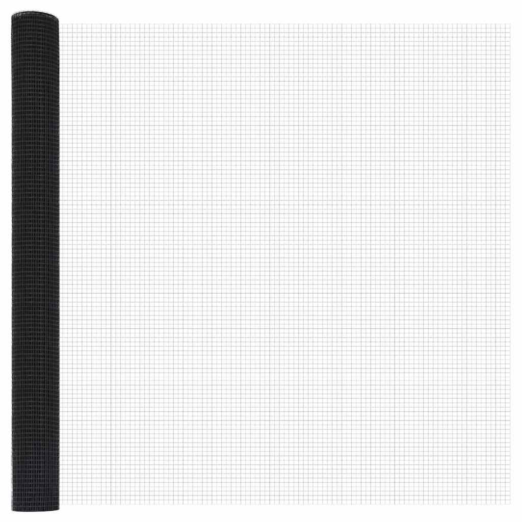 Suvirintas vielos tvora žemės tvirtinimas 25 x 1,6 m Pilka