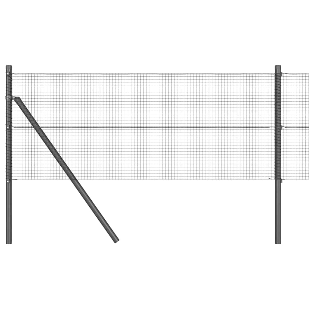 Tvora su stulpais Pilka 0.5 x 50 m Plienas